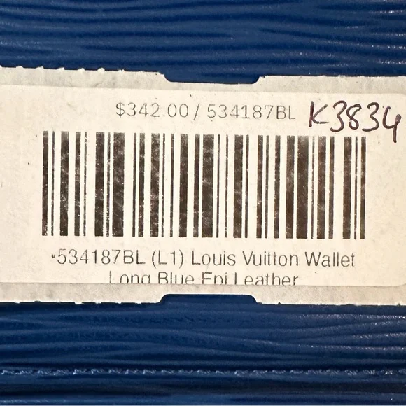 Louis Vuitton Blue Wallet - Picture 9 of 9